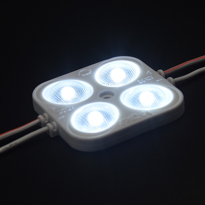 レンズLEDライトモジュールの注射 DC24V 4 LED 2W IP67 準備済み