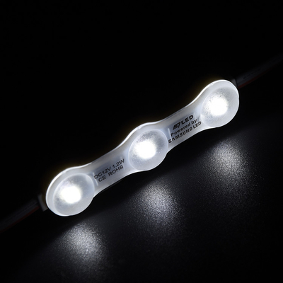 1.2W IP68 DC12V 3 LED モジュール LED SMD2835 160°ビーム テープ付