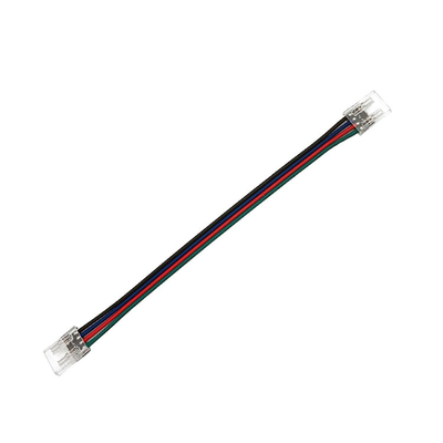 ケーブル10mm PCBの幅4PinのRGB LEDのストリップのコネクター