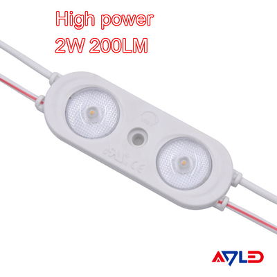12V/24V 0.96W SMD 2835 LED モジュール 2LED 冷白/暖白 LEDバックライト IP67 防水