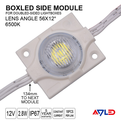 IP67 12V 3535 SMDをつけるLEDライト調光器モジュールの高い発電SEGの生地フレームLightbox