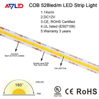 12V 24Vの調光可能 10mmの上のドットレス穂軸LEDの滑走路端燈の適用範囲が広い破片