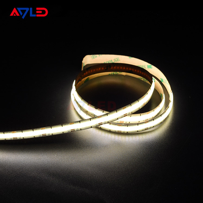 高密度DC24VドットレスライナーLED調節可能なCCT (2700K-6500K) COB 640Leds ストライプライト 低電圧テープライト