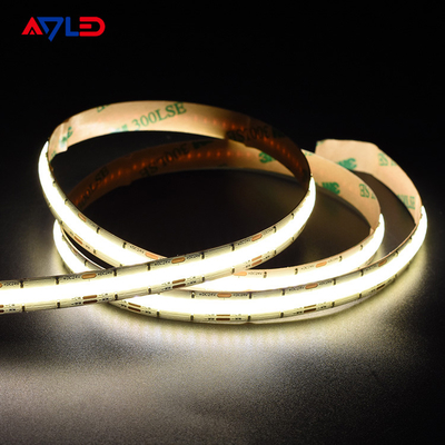 高密度DC24VドットレスライナーLED調節可能なCCT (2700K-6500K) COB 640Leds ストライプライト 低電圧テープライト