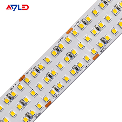 SMD 2835のキャビネットの下の三重の列LEDの滑走路端燈適用範囲が広い調光可能白い24V