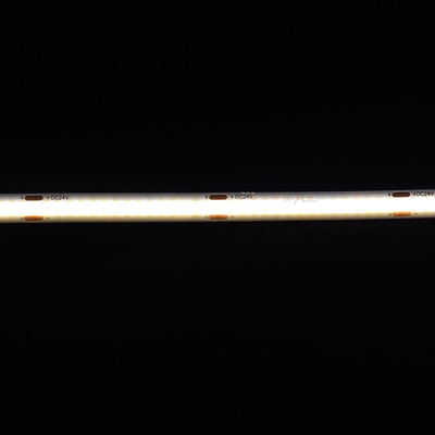 柔軟なCOB LEDライトストライプ - 12V/24V 16.4ft/5m 長さ 320 LEDs/m CRI90 格付け低電圧操作 6000K 冷たい白