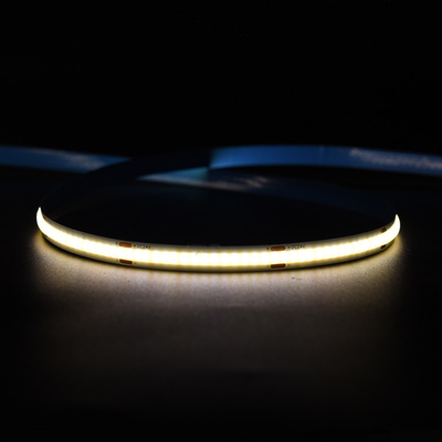 柔軟なCOB LEDライトストライプ - 12V/24V 16.4ft/5m 長さ 320 LEDs/m CRI90 格付け低電圧操作 6000K 冷たい白