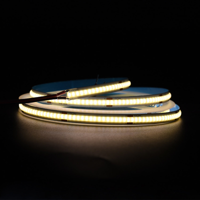 10メートルCOB LEDストライプライト - 320LED,DC12V,8mm柔軟,3000K/4000K/6500K色温,天井の色変更