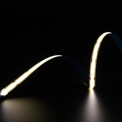 10W/M FCOB 8mm 480LEDs/M COB リール・トゥ・リール LED ストライプライト 高密度 FOB 線形リボン照明
