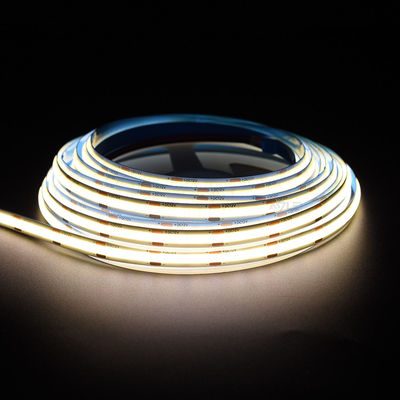 8MM 12V/24V 480LED LED ストライプ 5メートル/リール 高密度チップ・オン・ボード技術によるライトプロジェクト