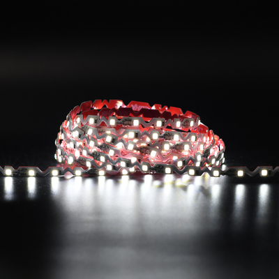 ジグザグ LEDテープライト 折りたたみ S 形 6500K ホワイト LED ストライプ 室内・室外ミニサイン
