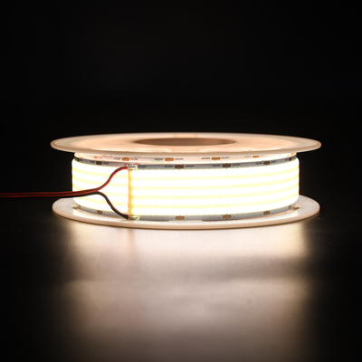 線形柔軟 CRI 90 COB LED ストライプ 5000mm 6500K 白色 4600LM/M 欧州市場