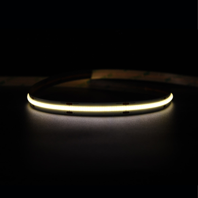 超明るい528LED/M COB LEDストライプ 12V 24V 10MM 汚れのない黄色いCOB/FOBストライプライト
