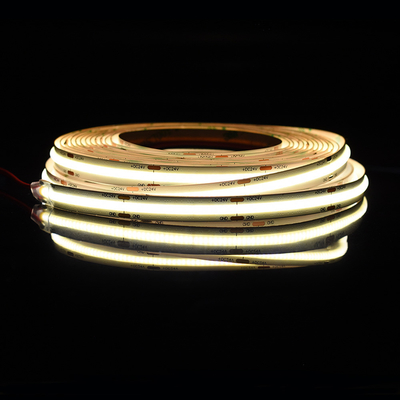 528Leds 12V 24V Cob 10mm カラー 柔軟なLEDストライプライト Ra90 光点のない線形光