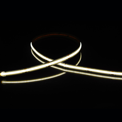 528Leds 12V 24V Cob 10mm カラー 柔軟なLEDストライプライト Ra90 光点のない線形光