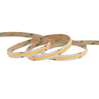 8mm 幅 5M 長さ フリーカット 高密度 飾り付け 照明 柔軟 白い コブ LED ストライプ