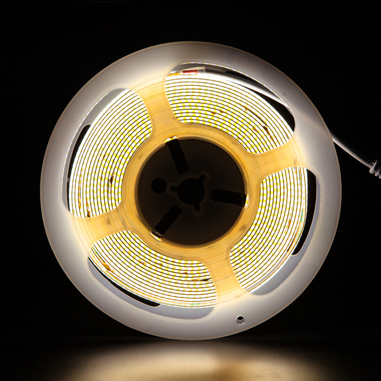 プレミアム LED ストライプロール 5 メートルコブの下キャビネットストライプ照明 CRI90 528 led/m, 1000Lm/m