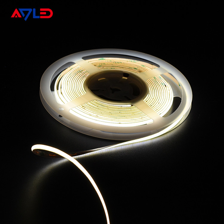 高密度 528LED/M 超薄 4.5mm 柔軟なCOB LED ストライプライト (チップオンボード) カビネット,棚照明のための光