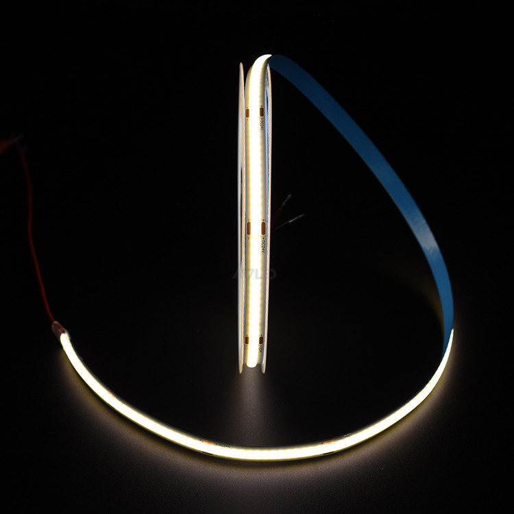 320 LED 3000K/4000K/6500K CEとRoHS認定 24V/12Vで柔軟なCOB LEDストライプライト