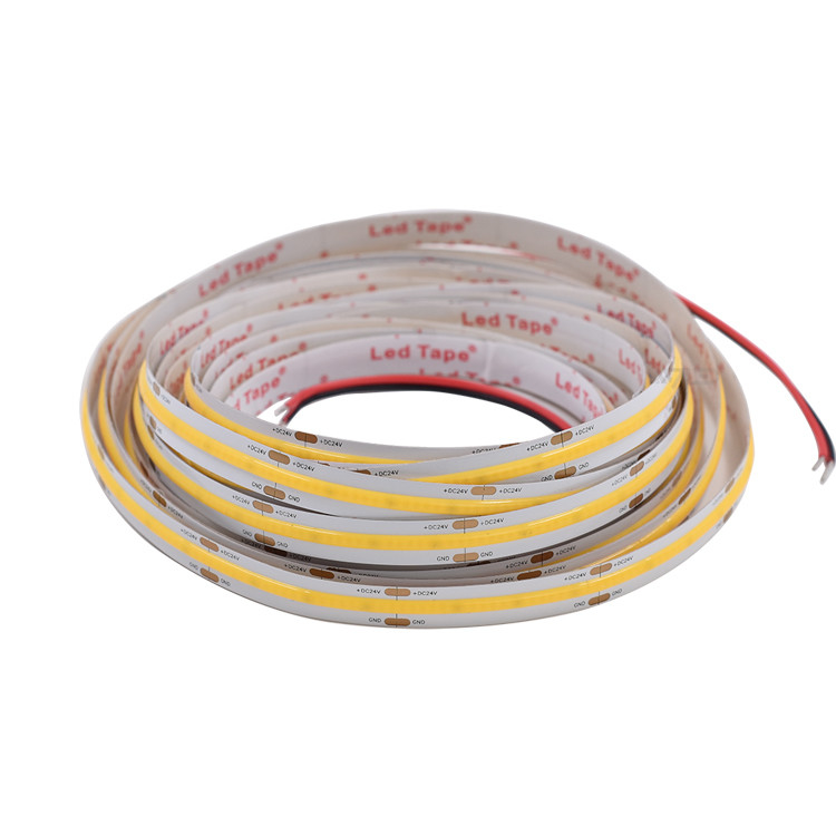 COB LEDストライプライト DC 24V 504LEDs/M 16.4ft 柔軟テープライト 2700K 3000K 4000K 6500K