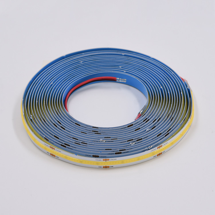 CE UL RoHS COB LEDストライプライト DC 12V 24V 504LEDs/M 16.4ft 3000K 4000K 6500K