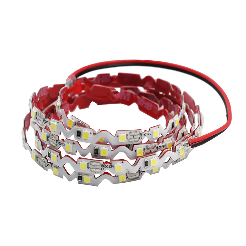 折りたたみ可能なLEDライトストライプS型 6mm 12v 24v 72LEDs/m ミニLEDチャンネル文字
