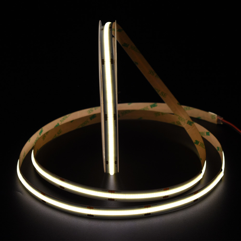 528LED/m COB ストライプ 高CRI 90 95 98 10mm 幅 DC24V LED ストライプテープライト