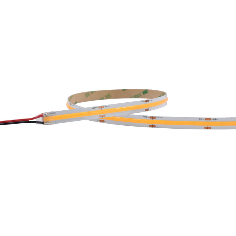 528LEDs Per Meter Cob LED Strip Light 10W/M 12v/24v ホットホワイト&amp;クールホワイト LEDテープライト