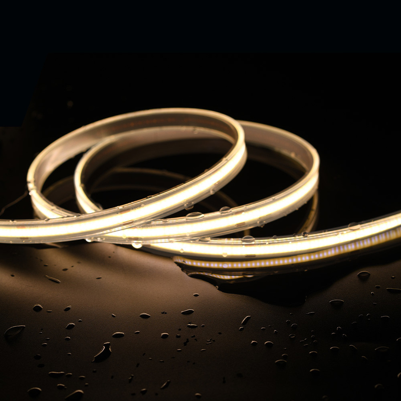 10mm PCB COB LED ストライプ 480 LED IP20/IP67 防水 DC12V/DC24V CRI 90 8MM PCB 幅