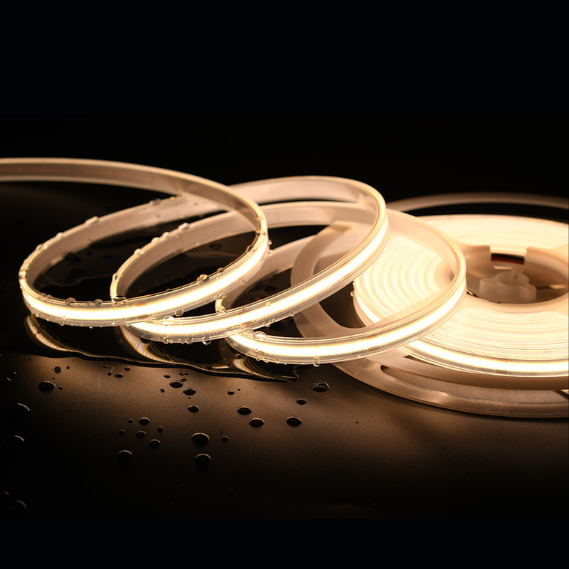 1000LM 明るさ COB LED ストライプ RGB RGBW 3000K 4000K 6000K オプション 480 LED/m CRI 90-95 5m ロール