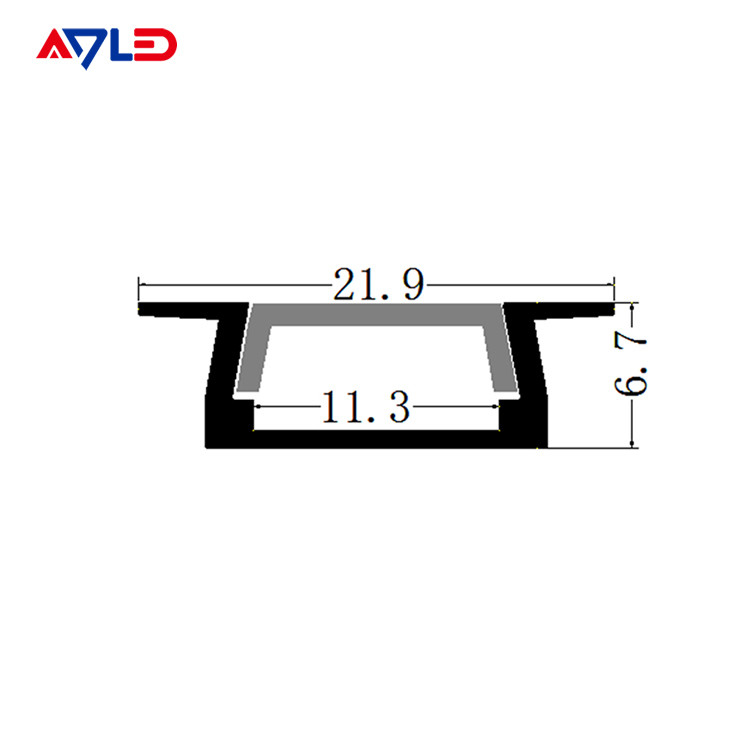 11mm pcs borad 15.8*6.7mm LEDストライプライト アルミニウムプロファイル 簡単にインストール Led アルミニウム